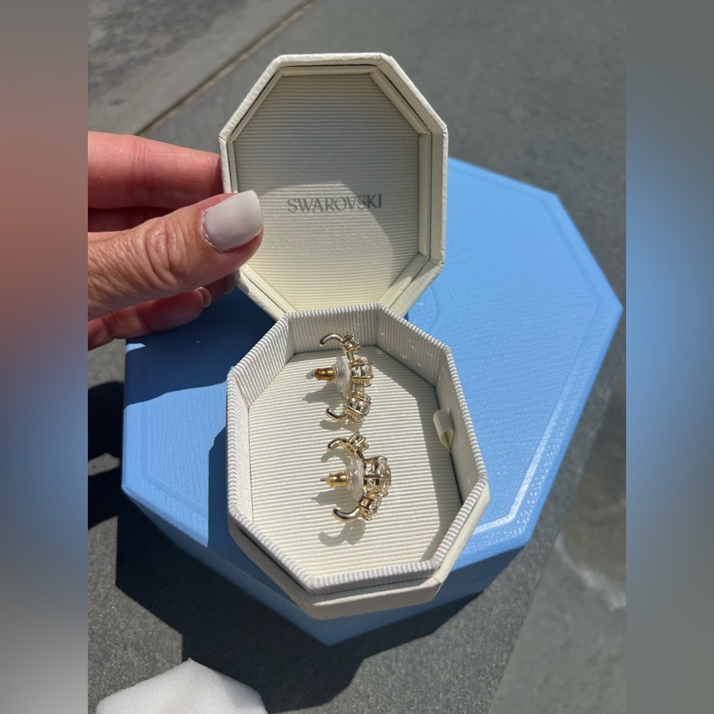 Swarovski Earrings! Never worn- stunning!